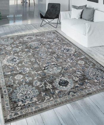 Grey Blue Oriental Rug